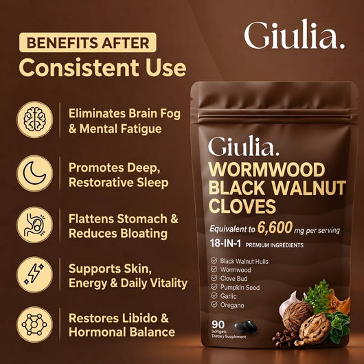 Flush Out Hidden Parasites & Larva in Just 14 Days with Wormwood Black Walnut Cloves