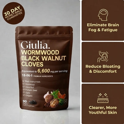 Flush Out Hidden Parasites & Larva in Just 14 Days with Wormwood Black Walnut Cloves