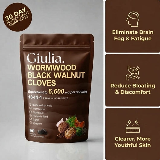 Flush Out Hidden Parasites & Larva in Just 14 Days with Wormwood Black Walnut Cloves