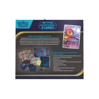 Mega Evolution Phantasmal Flames - Elite Trainer Box