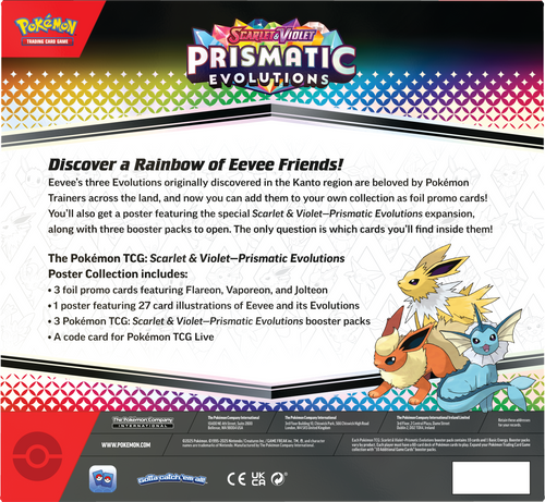 Scarlet & Violet – Prismatic Evolutions Poster Collection