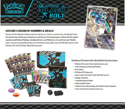 Scarlet & Violet – Black Bolt Elite Trainer Box Zekrom