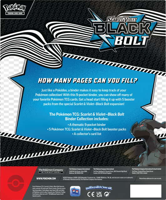 Scarlet & Violet – Black Bolt Binder Collection