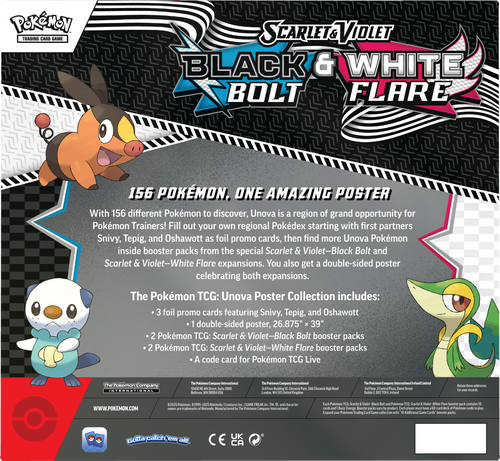 Scarlet & Violet – Black Bolt & White Flare Poster Collection