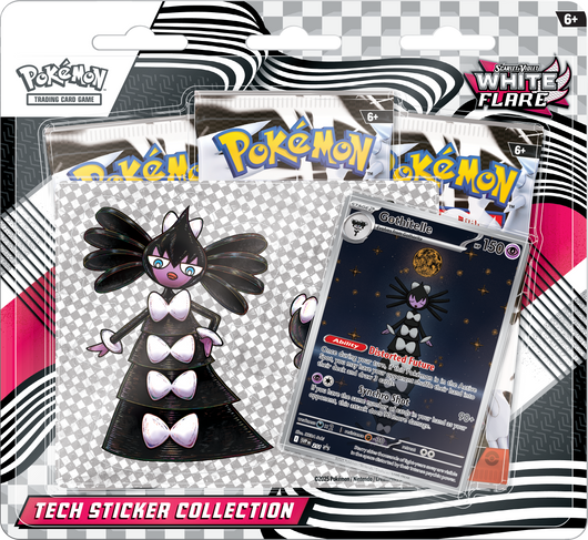 Scarlet & Violet – White Flare Tech Sticker Coll Gothitelle