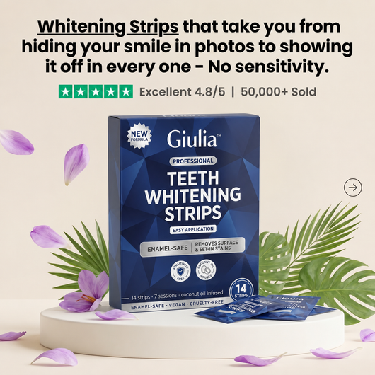 Giulia Whitening Strips - Instant Whitening - 14 Strips