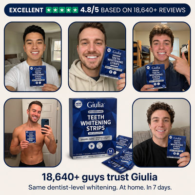 Giulia Whitening Strips - Instant Whitening - 14 Strips