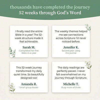 Bible In A Year: 52-Week Study