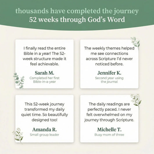 Bible In A Year: 52-Week Study