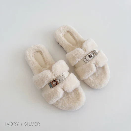 Orla Shearling Sandal