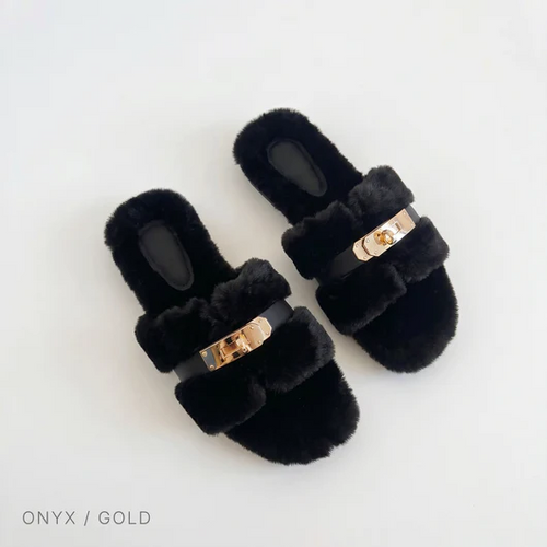 Orla Shearling Sandal