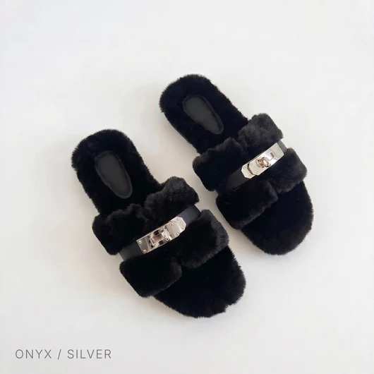 Orla Shearling Sandal