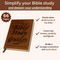 Bible Study Guide Journal – 66 Pages - 1