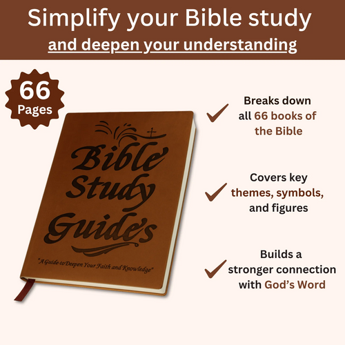 Bible Study Guide Journal – 66 Pages - 1