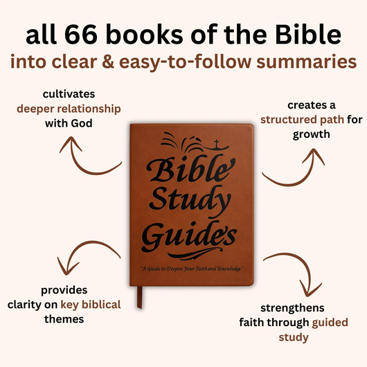 Bible Study Guide Journal – 66 Pages - 1